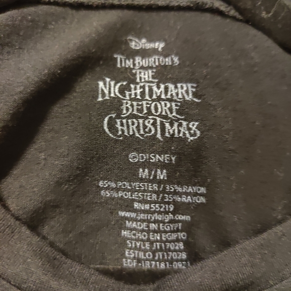Disney Tim Burton's The nightmare before Christmas t-shirt size medium - Picture 4 of 4